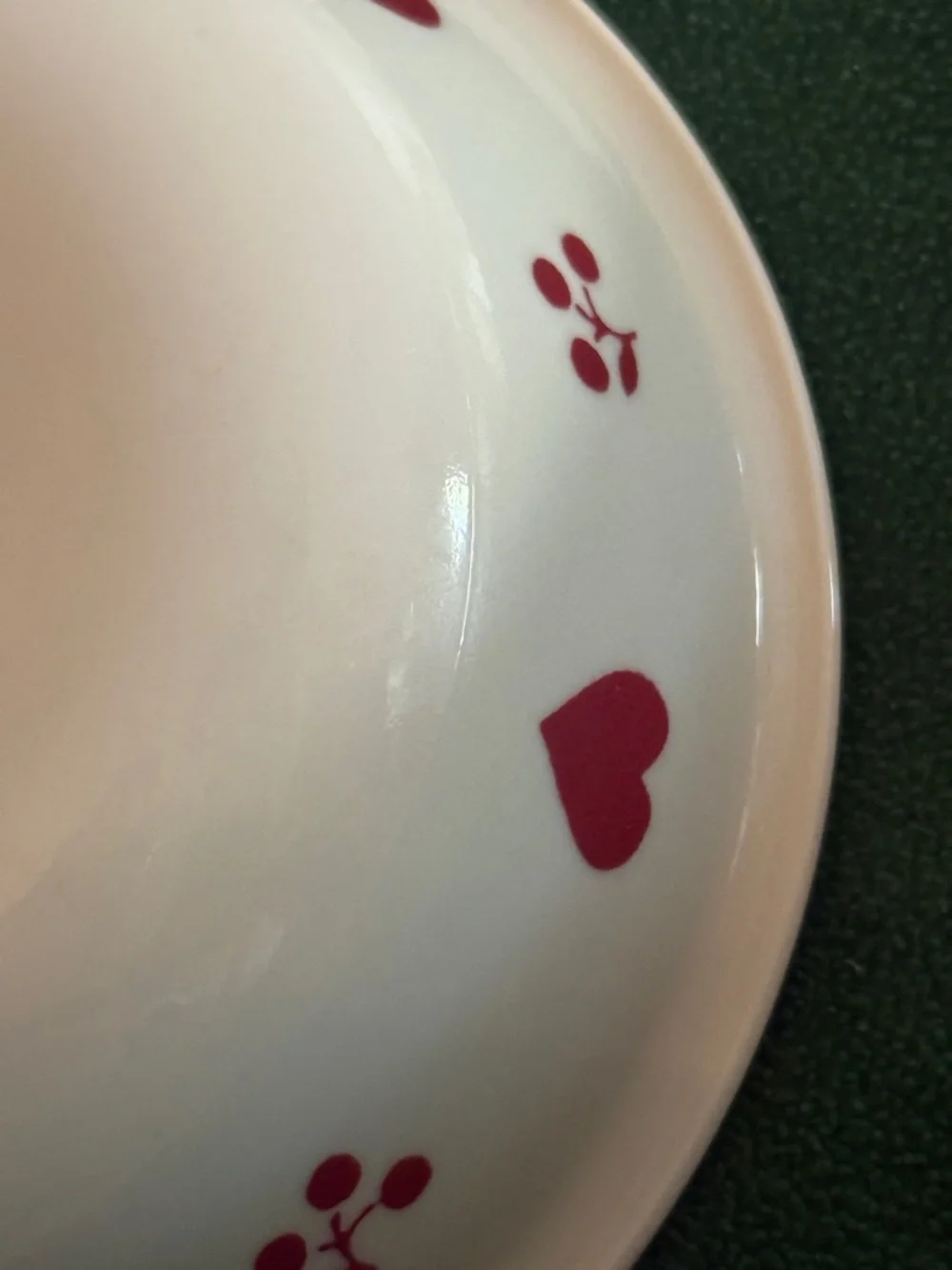 Corelle Hometown Heart & Cherry Bowls (Set of 2 small bowls)